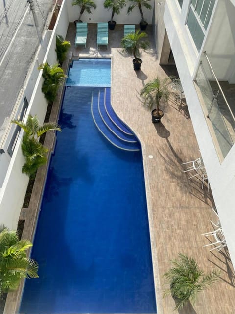 Pool view, Swimming pool, sunbed