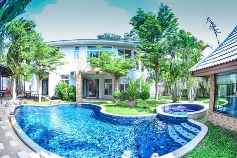 Property building, Garden, Pool view