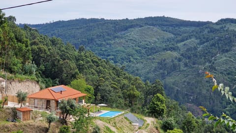 Property building, Natural landscape, Mountain view, Pool view, Swimming pool