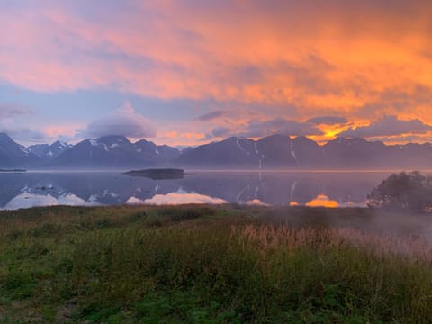 Day, Mountain view, Sunset