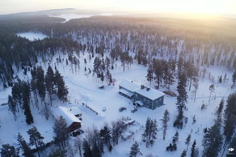 Property building, Natural landscape, Bird's eye view