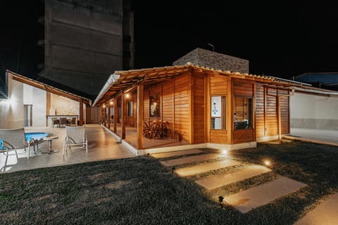 Property building, Patio, Night