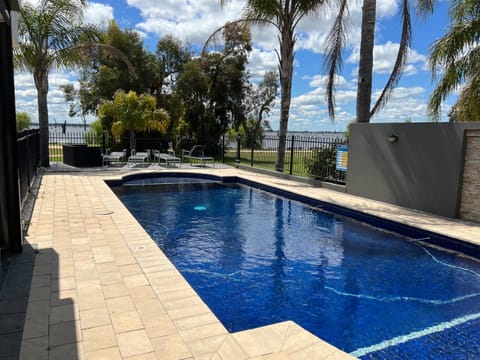 Natural landscape, Swimming pool, sunbed