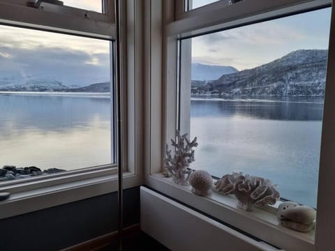 Sjøhus ved Tjeldsundet - House by the sea House in Nordland, Norway