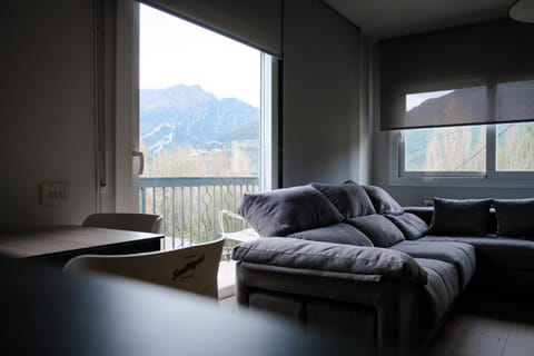 Natural landscape, Living room, Seating area, Mountain view