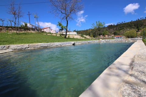 Natural landscape, Mountain view, Swimming pool