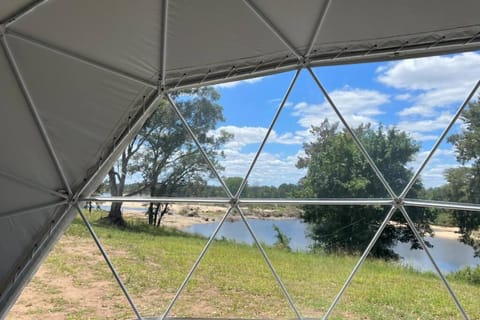 EcoDome on the River Luxury tent in Grose Vale