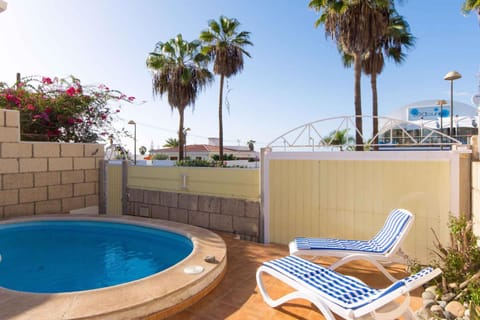 Pool view, sunbed