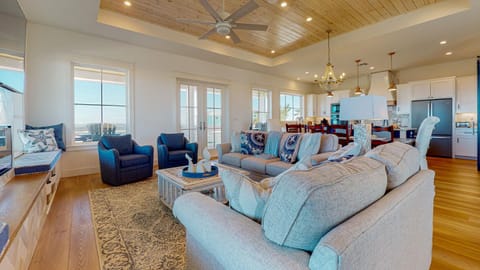 RD283 The Porches Breathtaking Custom New Home with Gulf Views, Private Pool and Golf Cart Included House in Port Aransas