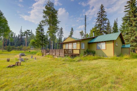 Hike, Bike and Boat Cabin with Dock on Seeley Lake! House in Seeley Lake