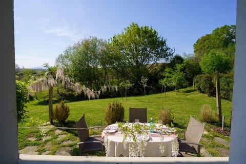 Spring, Day, Natural landscape, Garden, Dining area, Garden view