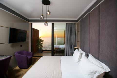 Bed, TV and multimedia, Living room, Photo of the whole room, Seating area, Evening entertainment, Bedroom
