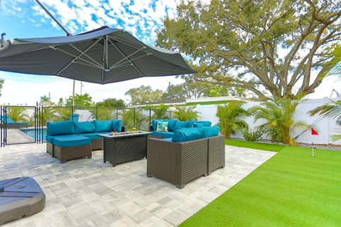 Patio, Day, Garden, Minigolf, Balcony/Terrace, Seating area, Garden view, sunbed