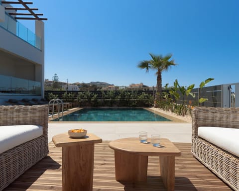 Nos Duos Villa, a Spectacular Beachfront Escape, By ThinkVilla Villa in Panormos in Rethymno