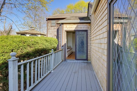 Ideally Located Sandwich Vacation Rental with Deck House in East Sandwich