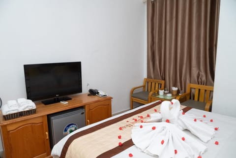 Communal lounge/ TV room, Bed, TV and multimedia