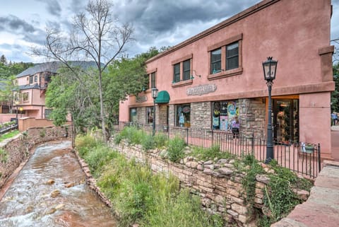 Downtown Manitou Springs Home: Tranquil Creek View Condo in Manitou Springs