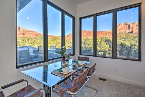 2-Acre Sedona Casita w/ Fireplace + Red Rock Views Apartment in Arizona