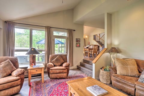 Mtn Home w/Hot Tub on Golf Course, Walk to Lift! Condo in Copper Mountain