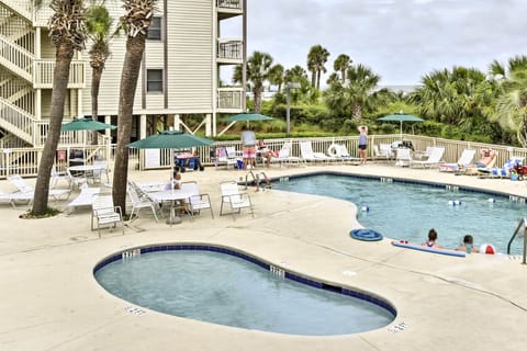 Oceanfront Condo: Heated Pool & Steps to Beach! Condo in Coligny Beach