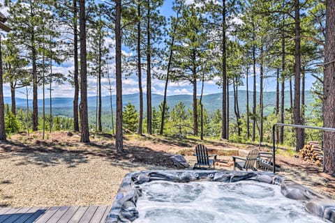 Custom Angel Fire Home: Views, Hot Tub & Fire Pit! House in Angel Fire