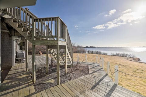Home on Greenhill Pond w/Panoramic Views & 3 Decks House in Charleston