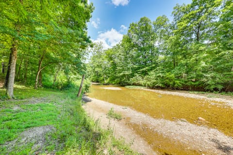 Cabin on 23 Acres w/ Creek Access in Broken Bow House in Oklahoma