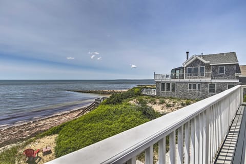 Oceanfront Cape Cod Gem w/ Balcony, Pets Welcome Cottage in Dennis Port