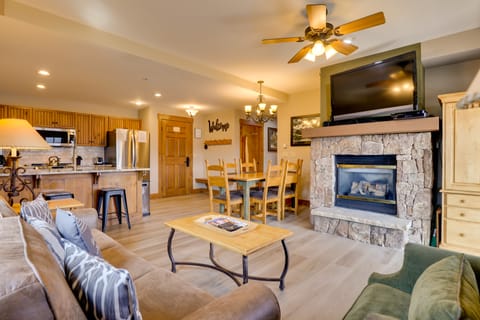 Ski-In Breck Hub at Skyway Skiway, Walk to Main St Apartment in Breckenridge