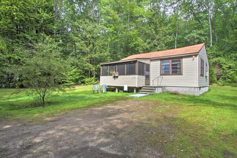 Panther Pond Cabin w/ 200 Ft Sand Beach & Dock! House in Casco