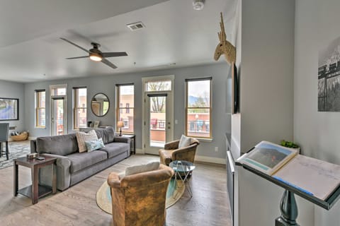 Spacious Dtwn Salida Condo w/ Balcony: Hike & Fish Condo in Salida