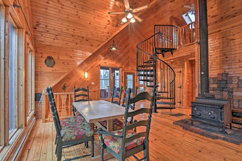 Waterfront Arkdale Retreat: 2 Acres w/ Deck & View House in Castle Rock Lake