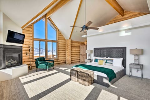 Luxe Mountain Cabin w/ Spa, 6 Mi to Park City! House in Snyderville