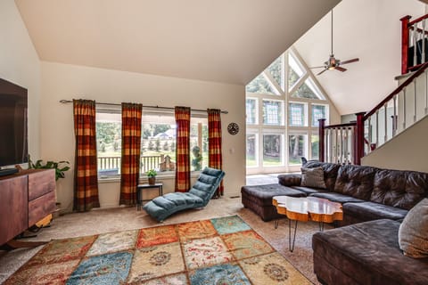 Hot Tub, Deck + Game Room: Port Angeles Home House in Olympic National Park