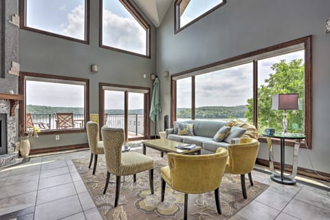 Luxury Lake of the Ozarks Home with Boat Dock! House in Osage Beach