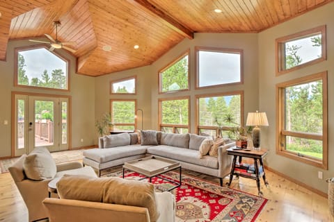 Blissful Breck Home w/ View + Hot Tub, 1 Mi to Ski House in Breckenridge