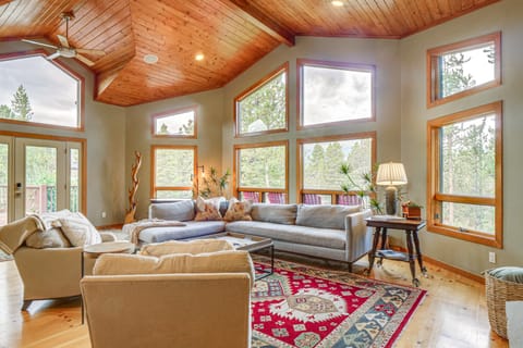 1 Mi to Ski: Breckenridge Home w/ View & Hot Tub House in Breckenridge