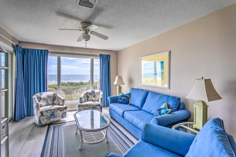 Sunny Windy Hill Beachfront Condo w/ Private Patio Apartment in North Myrtle Beach