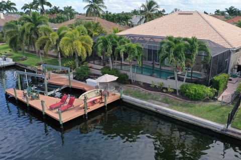 Newly Updated Canalfront Oasis w/ Pool & Hot Tub! House in Cape Coral