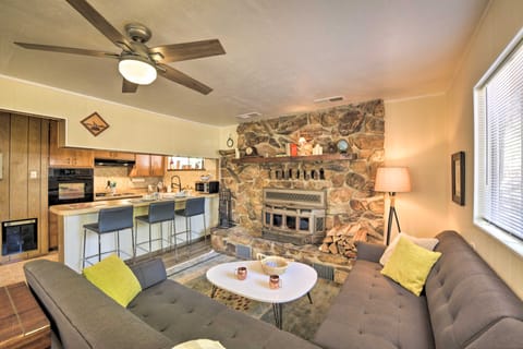 Balcony & Forest Views: Cabin in Pioneer! House in Calaveras County