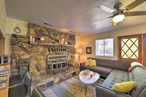 Balcony & Forest Views: Cabin in Pioneer! House in Calaveras County