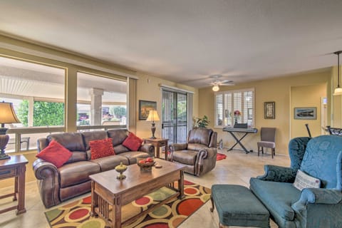 Surprise Escape w/ Patio & Fireplace, Near Golfing House in Sun City Grand