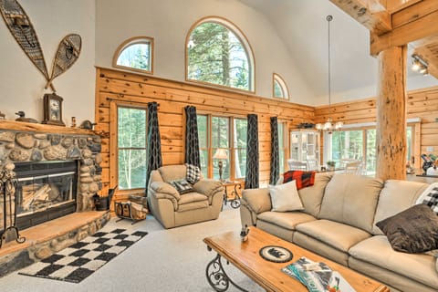 Bayfield Cabin w/ Wraparound Deck & Fire Pit House in La Plata County