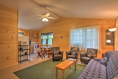 Family Cabin w/Beach Access on Panther Pond House in Casco