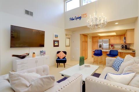 Resort Amenities: Updated Palm Springs Villa Apartment in Palm Springs