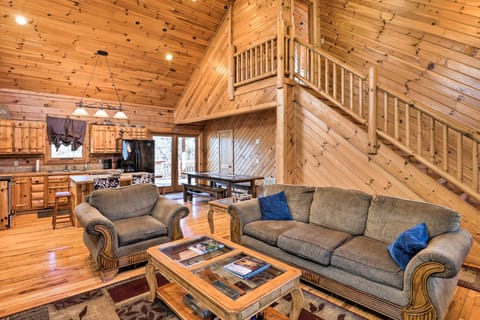 Bryson City Cabin w/ Private Hot Tub & Game Room House in Swain County