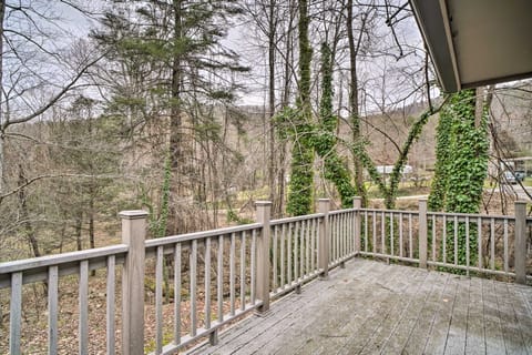 Inviting Apartment w/ Deck in Smoky Mountains Apartment in Carson Springs