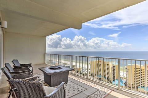 Image showcasing Modern Oceanfront PCB Resort Condo w/ Balcony View | Long Beach, FL ...