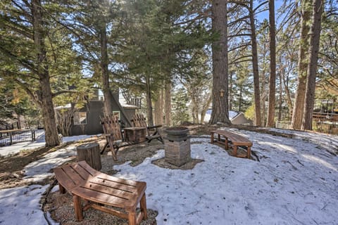 Pet-Friendly Cabin w/ Fire Pit & Game Room! House in Running Springs