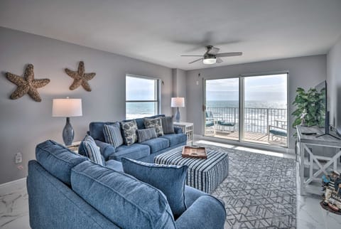 Oceanfront Ormond Beach Condo - Steps to Shore! Apartment in Ormond By The Sea